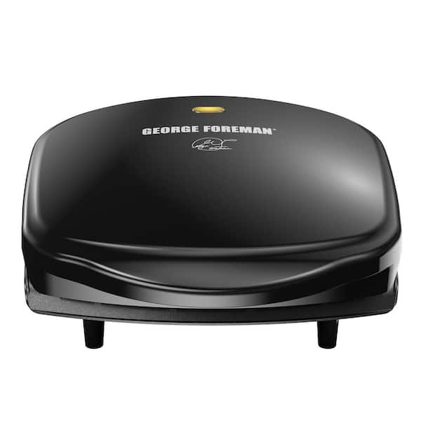 George Foreman 120 sq. in. Black Fixed Plate Indoor Grill