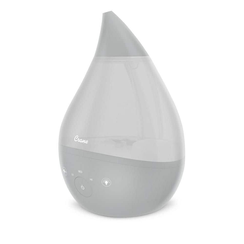 1 Gal. Top Fill Drop Cool Mist Humidifier with Sound Machine for Medium to Large Rooms up to 500 sq. ft. - Grey price history on PriceWatchPro