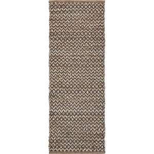 Super Area Rugs Waterbury Rectangle Black and Gray 3 ft. X 5 ft. Cotton  Braided Area Rug SAR-WAT01A-BLK-3X5 - The Home Depot