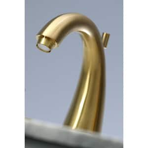 Concord 8 in. Widespread 2-Handle High-Arc Bathroom Faucet in Brushed Brass