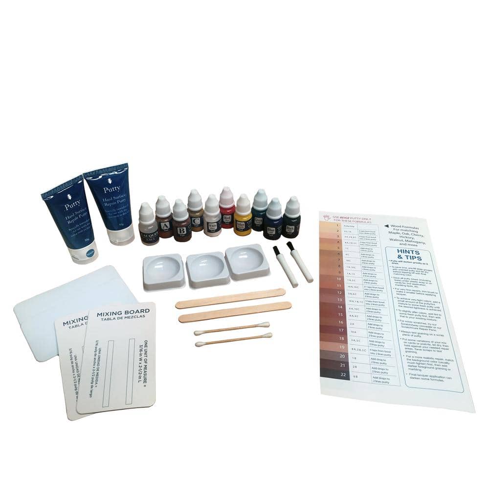 Fabric Upholstery Repair Kit Includes 7 of 1.8 Ounce Colors With Mixing  Guide, Repair Kit for Small Holes on Fabric Furniture or Clothing 