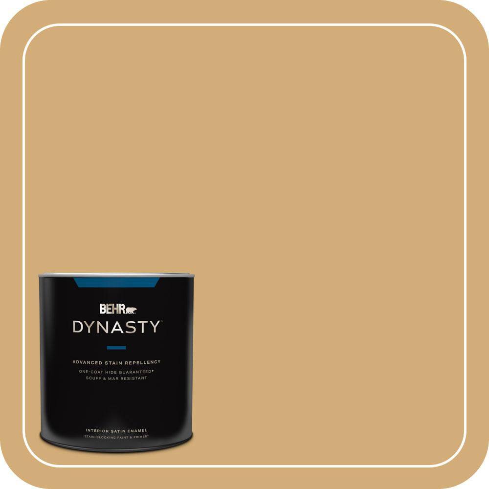 1 qt. #MQ2-17 Glittering Sun One-Coat Hide Satin Enamel Interior Stain-Blocking Paint & Primer price history on PriceWatchPro