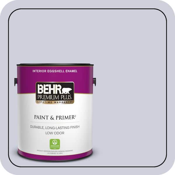 BEHR PREMIUM PLUS 1 gal. #640E-3 Simplicity Eggshell Enamel Low Odor Interior Paint & Primer
