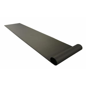 Recycled Flooring 3/8 in. T x 4 ft. W x 10 ft. L Black Rubber Flooring Mats (40 sq. ft.)