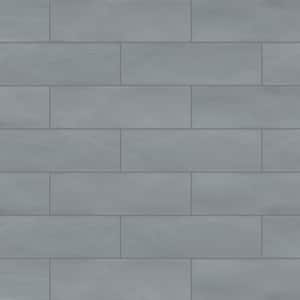 Hues Cement 2.56 in. x 10.24 in. Matte Ceramic Floor and Wall Tile (5.46 sq. ft./Case)