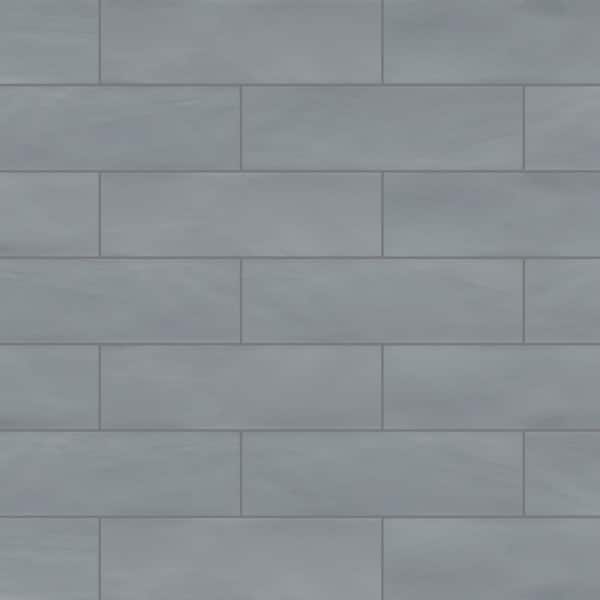Unbranded Hues Cement 2.56 in. x 10.24 in. Matte Ceramic Floor and Wall Tile (5.46 sq. ft./Case)