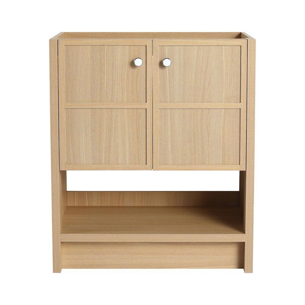 29.31 in. Freestanding Bath Vanity Cabinet without Top in Oak Unassembled price history on PriceWatchPro