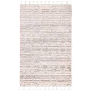 SAFAVIEH Tappeto Runner Marrakesh Collection - Beige, 2x20 Ft, Motivo Marocchino Boho, 100% Poliestere, Per Ingresso E Cucina