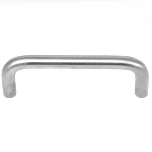 Tech 4 in. Center-to-Center Satin Chrome Bar Pull Cabinet Pull (25-Pack)