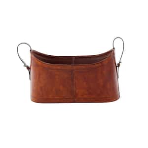 Brown Rustic Magazine Holder, 21 in.  x 9 in.  x 12 in.
