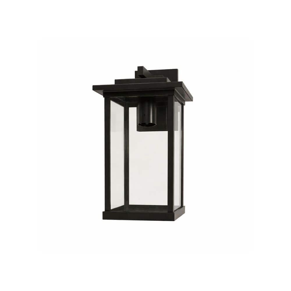 Black Outdoor Full Box Wall Light-Hardwired, E26 Base, For Front Door Entryway Patio Porch, 1-Pack, Bulb Not Included price history on PriceWatchPro