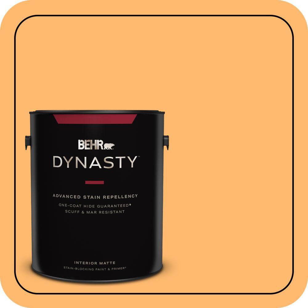 1 gal. #P240-5 Cheese Puff Matte Interior Stain-Blocking Paint & Primer price history on PriceWatchPro