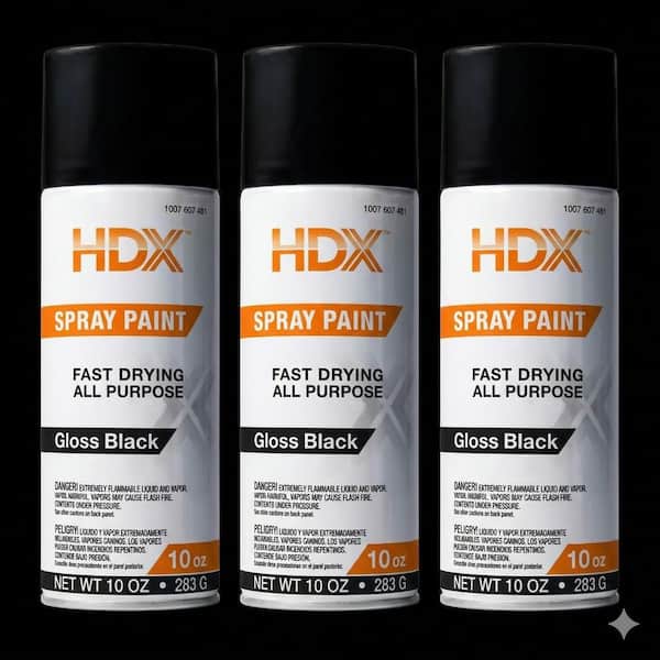 10 oz. All Purpose Gloss Black Spray Paint