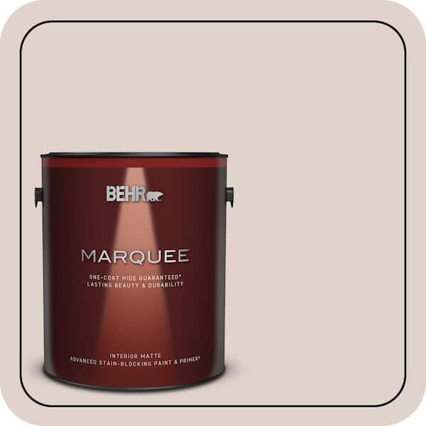 BEHR MARQUEE 1 gal. #MQ3-07 Vision of Light One-Coat Hide Matte Interior Paint & Primer