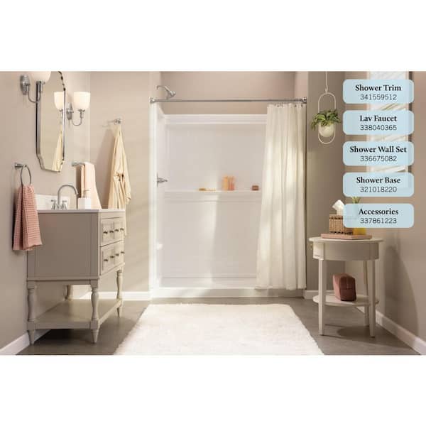 Delta Foundations Design Series Modern 4 in. Centerset Double