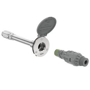 1/2 in. NPT inlet and 3/4 in. Hose Connector x 8 in. House Hydrant V1+ Modern Outdoor Wall Faucet
