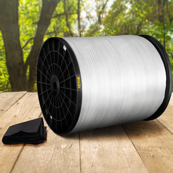 VEVOR 1250Lbs Polyester Pull Tape, 1053 ft x 1/2-in Flat Tape for Wire and Cable Conduit Work Variable Functions, Flat Rope for