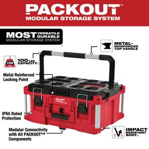 PACKOUT 22 in. Large Portable Tool Box Fits Modular Storage System