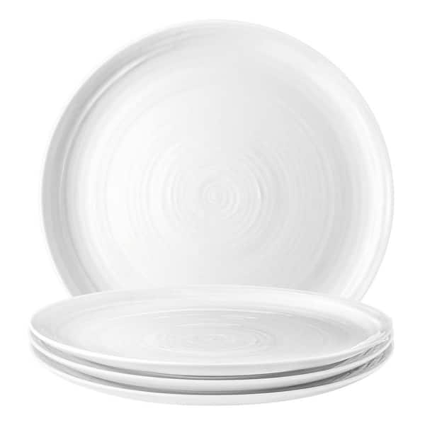Seltmann Weiden Terra Plate 10.8 in. White, (Set of 4)