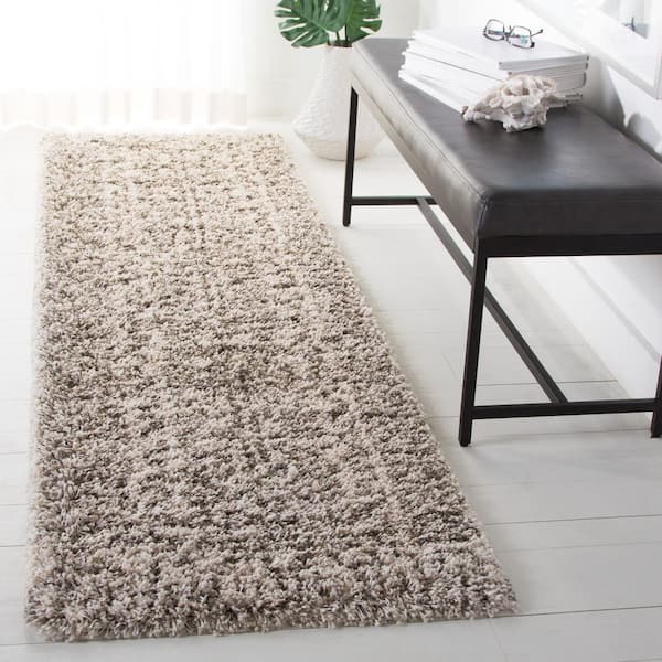 Hudson 2 ft. x 14 ft. Ivory/Gray Geometric Runner Rug