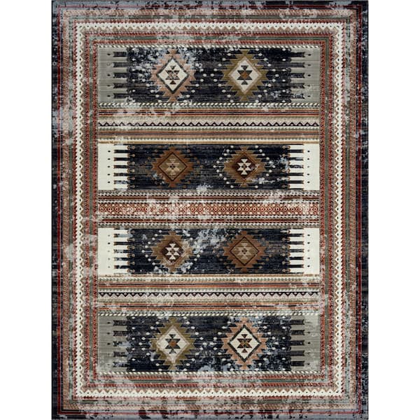 Gemini Beige 5 ft. 6 in. x 8 ft. 6 in. Area Rug