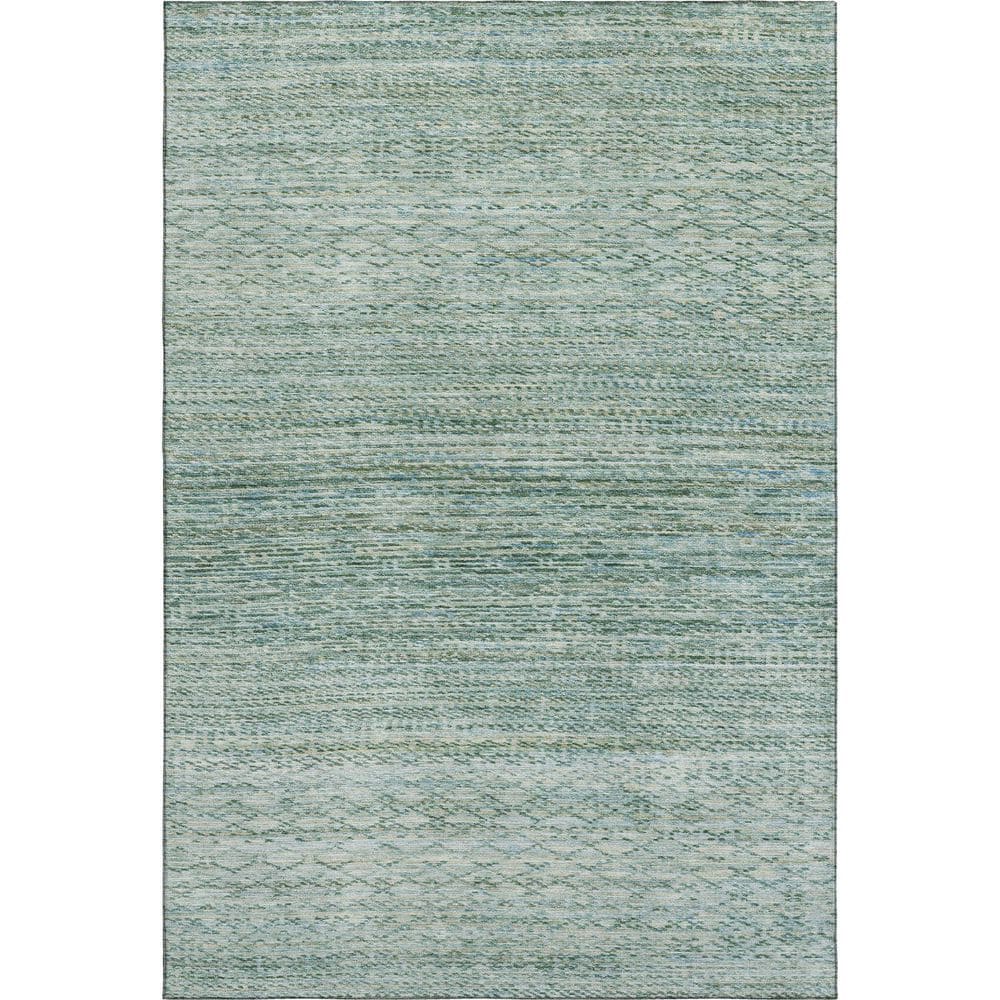 Mayfield Premium Machine Washable Abstract AMF2150 Aqua 9 ft. x 12 ft. Area Rug price history on PriceWatchPro