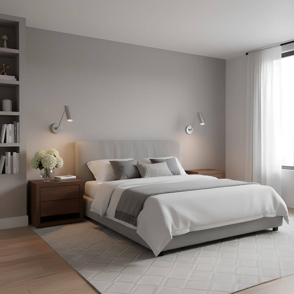 Frasar Medium 1-Light Brushed Nickel One Arm Wall Sconce with Brushed Nickel Steel Shade price history on PriceWatchPro