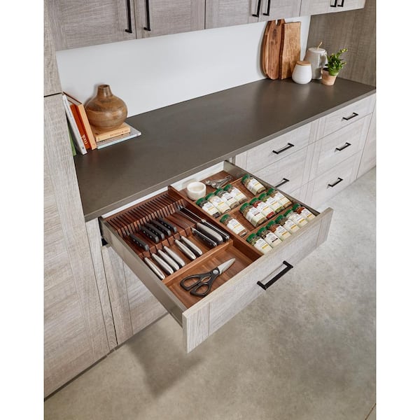 Drawer Spice Rack Organizer for Kitchen 17x13