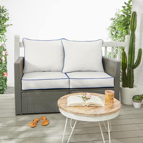 44 x 22 outdoor loveseat cushion hot sale