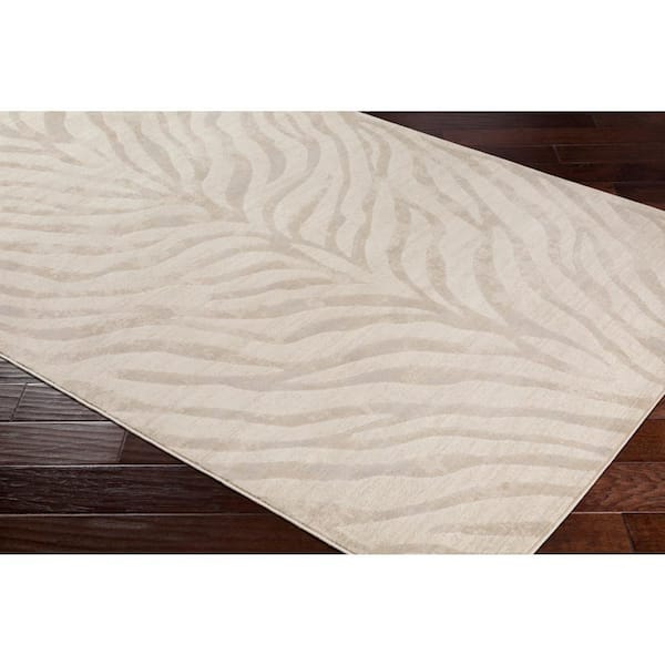 Astvin Khaki Doormat 2 ft. x 3 ft. Animal Print Area Rug