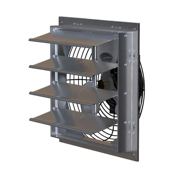 1325 CFM Shutter Exhaust Fan Wall Mounted, 16 in. Propeller