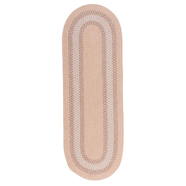 Home Decorators Collection Chancery Oatmeal 2 ft. x 8 ft. Braided Runner Rug