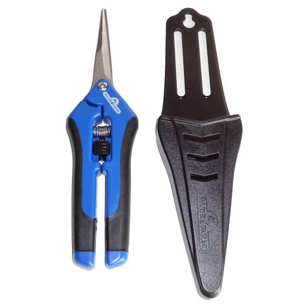 Hydrofarm Precision Curved Trimmer Scissor Pruner with Holster (8-Pack)