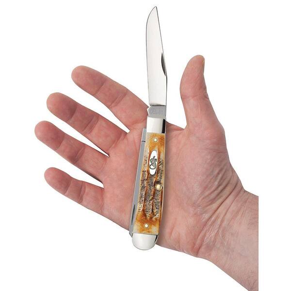W.R. Case and Sons Cutlery Co. 6.5 in. BoneStag Trapper Pocket