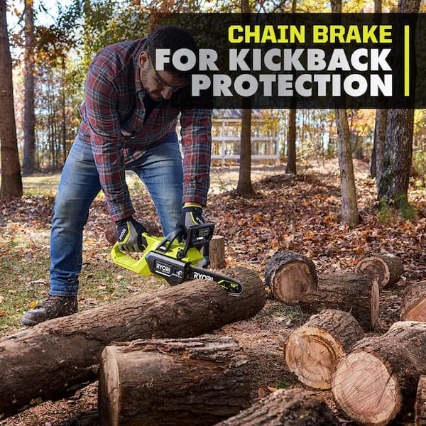 RYOBI ONE+ HP 18V Brushless 10 in. Cordless Battery Chainsaw (Tool