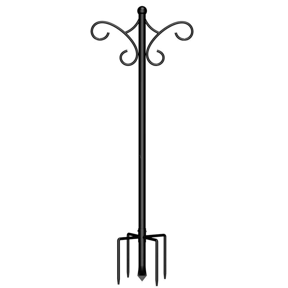 108 in. Black Metal Double Shepherd Hook price history on PriceWatchPro