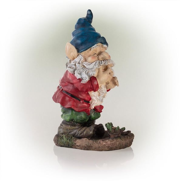 The Fishing Gnome Sitter Garden Fun Cute Gnome Statue Outdoor Garden Home  Decor