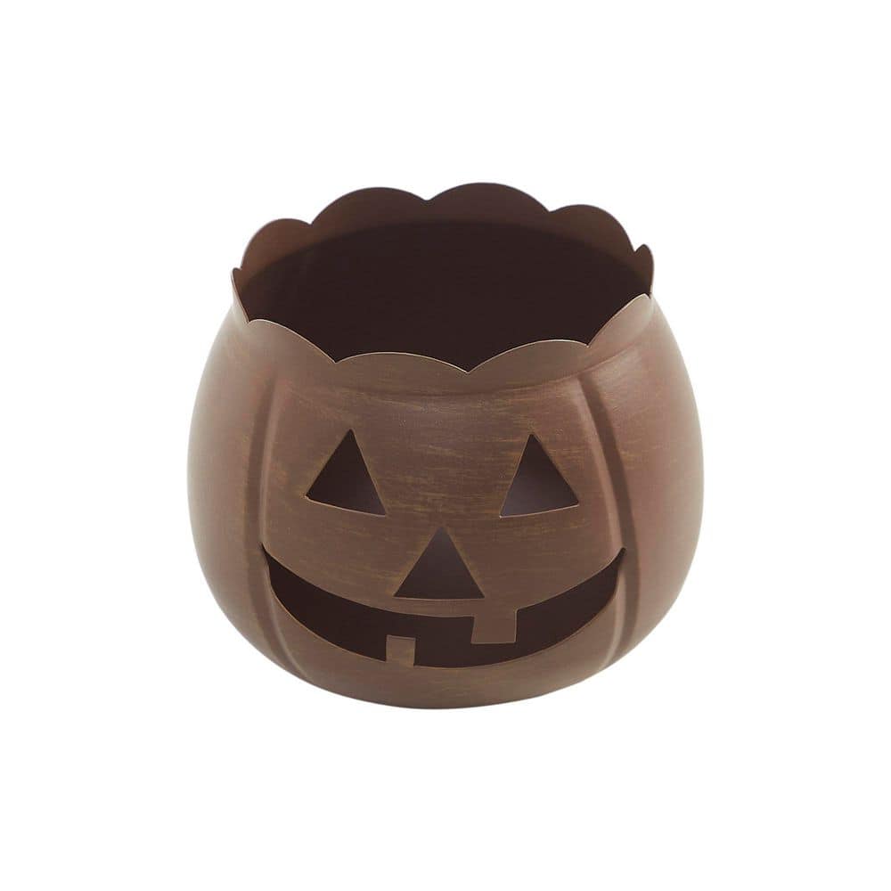 4.25 in. Bronze Jack-O-Lantern Halloween Candle Holder price history on PriceWatchPro