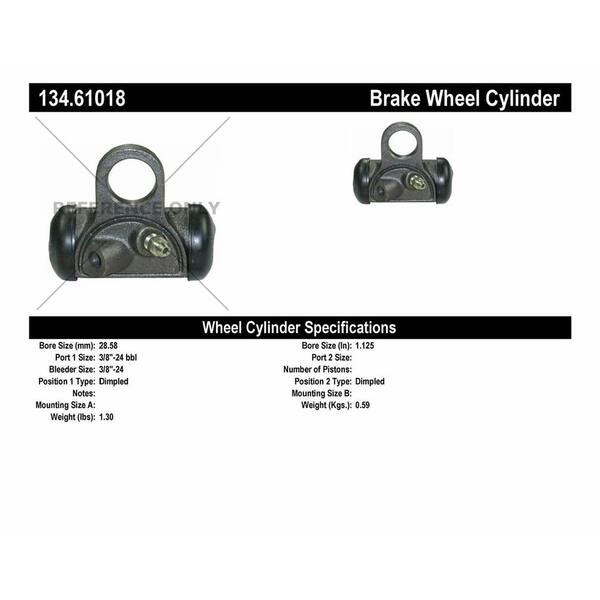 Centric Parts Drum Brake Wheel Cylinder
