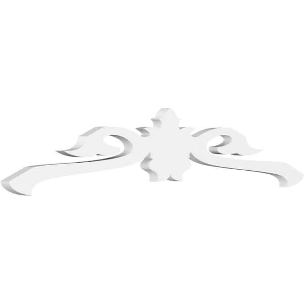 Ekena Millwork Florence 1 in. D x 7-1/2 in. W x 36 in. L Signature Urethane Gable Pediment