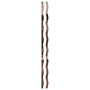 Eastport 0.125 in. T x 0.13 ft. W x 4 ft. L Rose Gold Mirror Acrylic Resin Decorative Wall Paneling 44-Pack