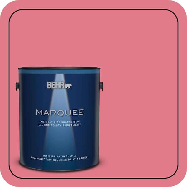 BEHR MARQUEE 1 gal. #P150-4 Hot Gossip Satin Enamel Interior Paint & Primer