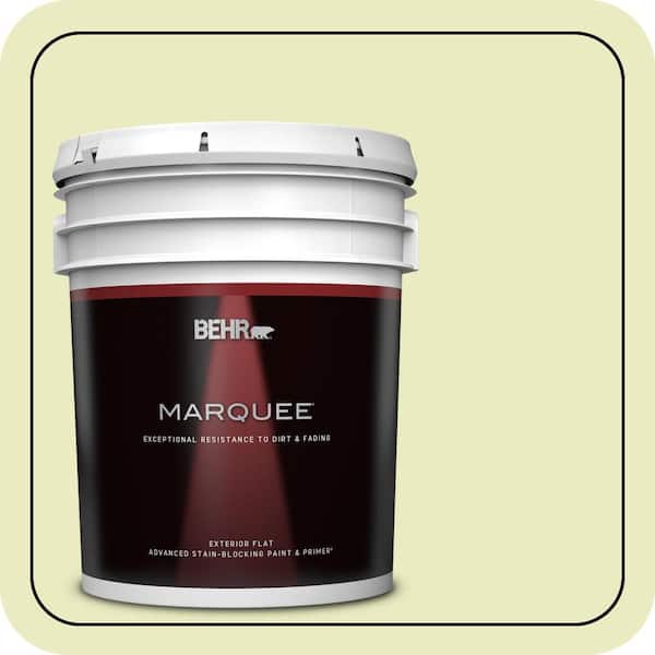 BEHR MARQUEE 5 gal. #410C-2 Feldspar Flat Exterior Paint & Primer