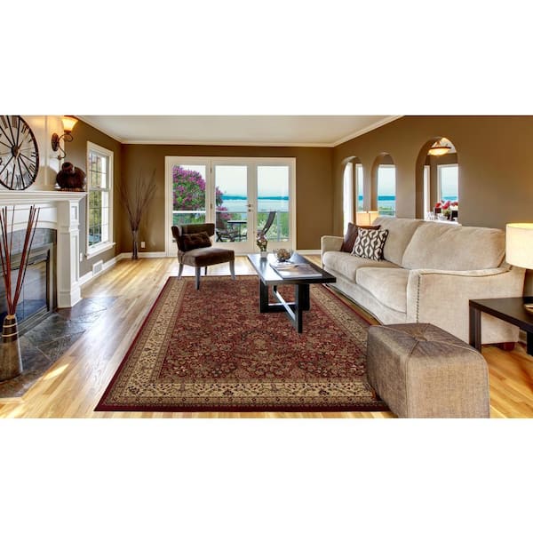 Persian Classics Sarouk Red 7 ft. x 10 ft. Area Rug