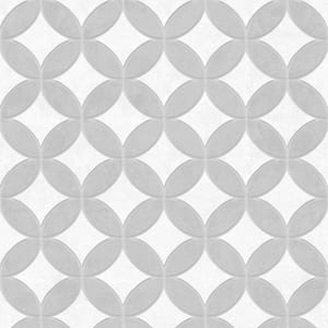 Grey Geometric Circles Wallpaper