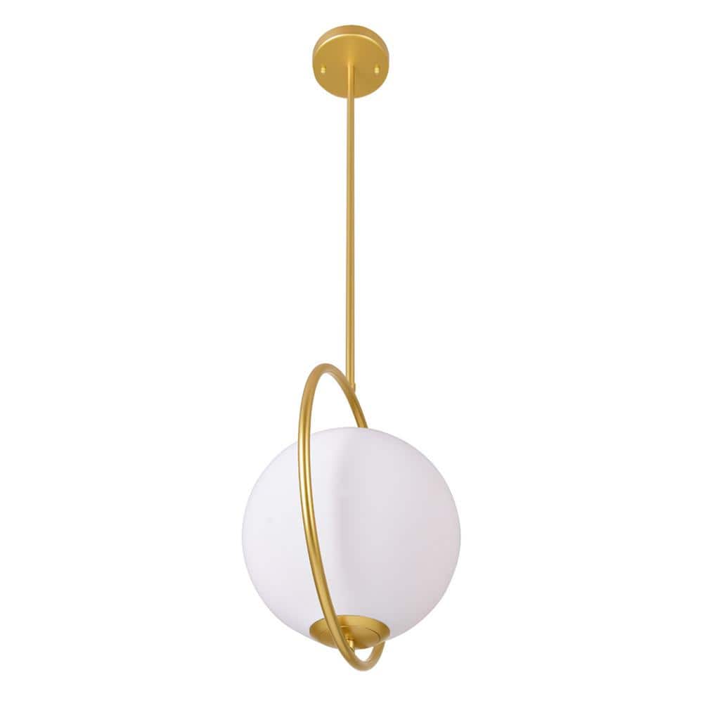 Celeste Gold Glass LED Mini Pendant Light