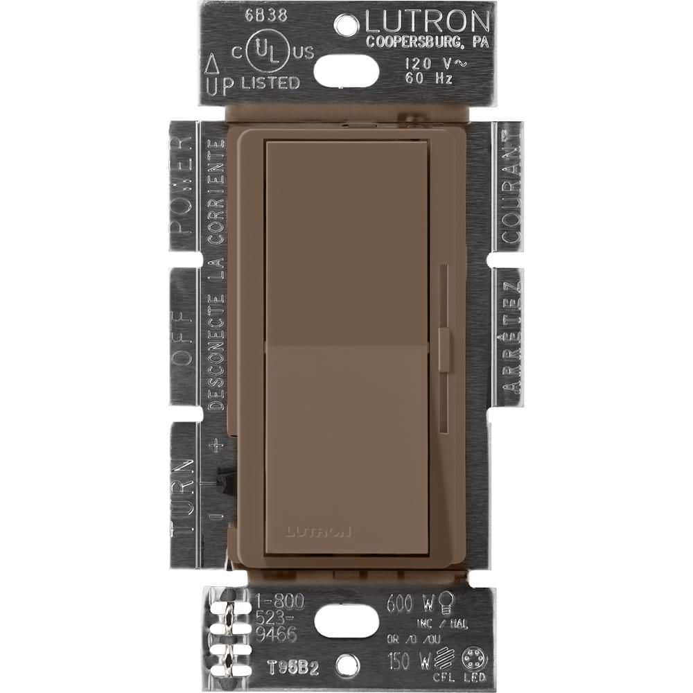 Brown Diva Dimmer Switch for Magnetic Low Voltage, 800-Watt, Single-Pole/3-Way, Espresso (DVSCLV-103P-EP) price history on PriceWatchPro