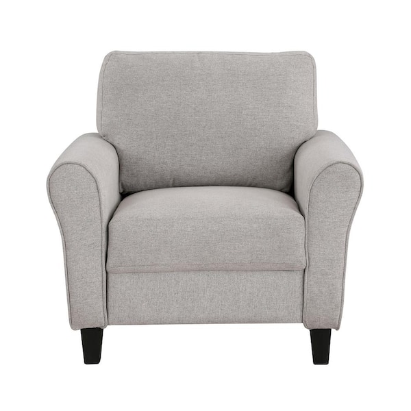 EVERGLADE HOME Aleron Sand Fabric Arm Chair