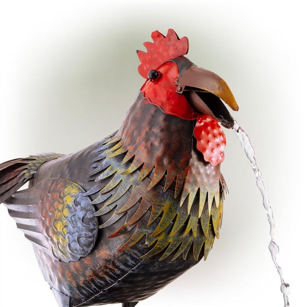 CWI Rooster Egg Metal Holder