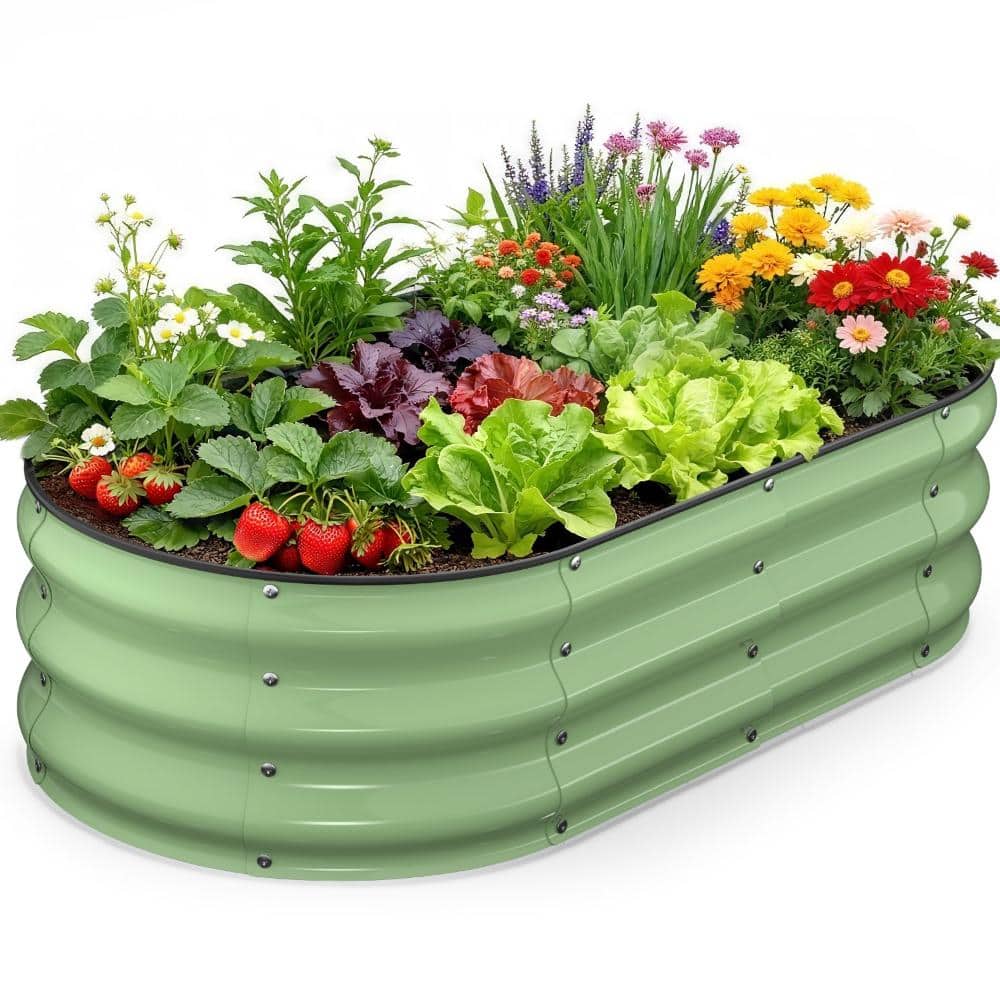 4 ft x 2 ft x 1 ft Raised Garden Bed with Open Bottom Fruit Green price history on PriceWatchPro
